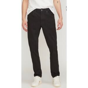 Everlane uniform black relaxed straight jeans 30x30